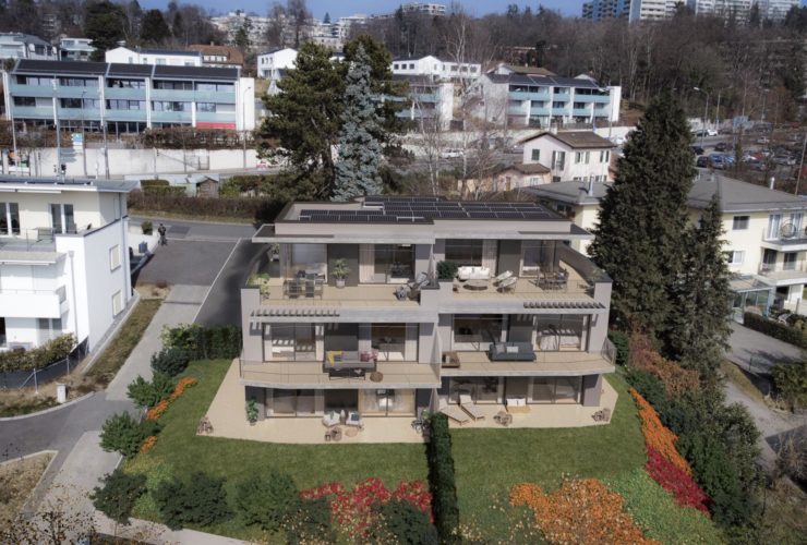 Résidence 55 à Lausanne - Appartement en rez-jardin Lot N° 1